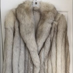 Woman’s COAT, BLUE FOX.